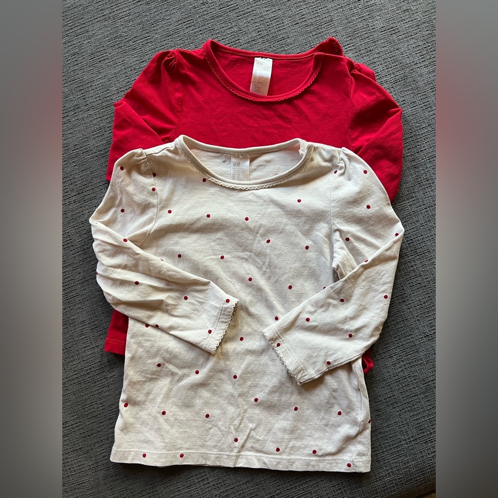 H&M basic long sleeve shirts